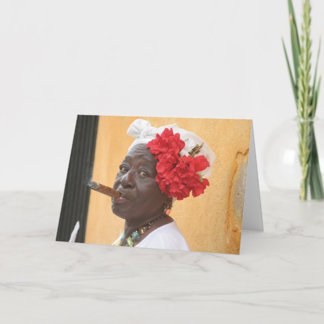 Kubacigarrdam Kort (Framsida)