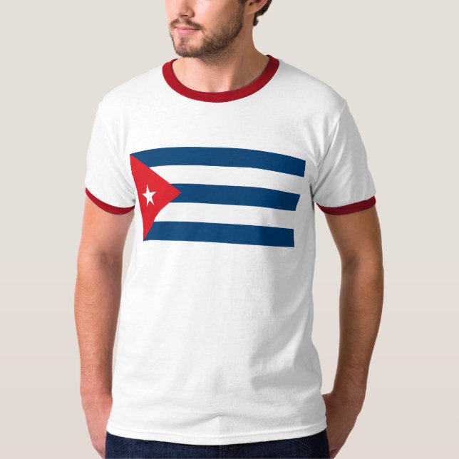 KubaflaggaT-tröja T-shirt (Framsida)