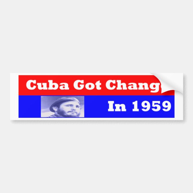 Kubahar CChange i 1959 Bildekal (Framsidan)