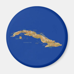 Kubakartamagnet Magnet