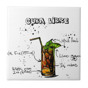 KubaLibre coctail Kakelplatta