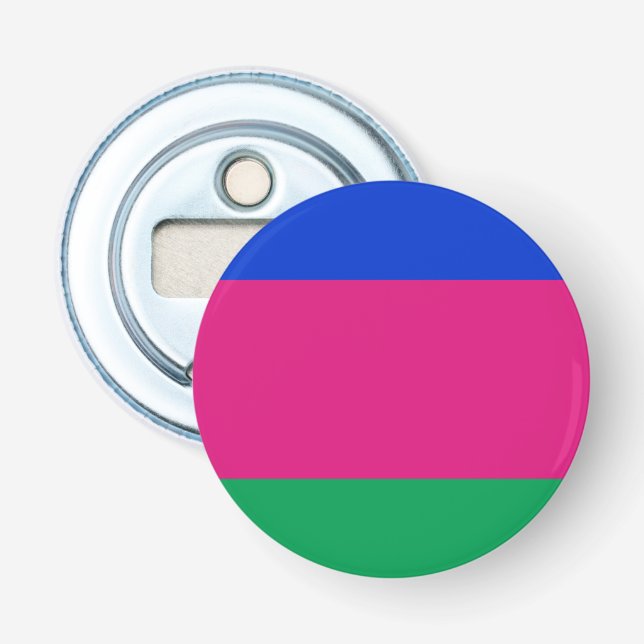 Kuban folkrepublikens flagga flasköppnare (Framsidan)