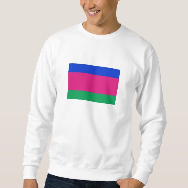 Kuban folkrepublikens flagga lång ärmad tröja (Framsida)