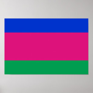 Kuban folkrepublikens flagga poster