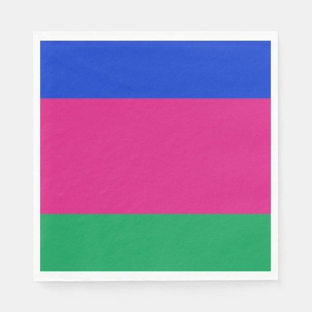 Kuban People's Republic Flagga Pappersservett (Framsidan)