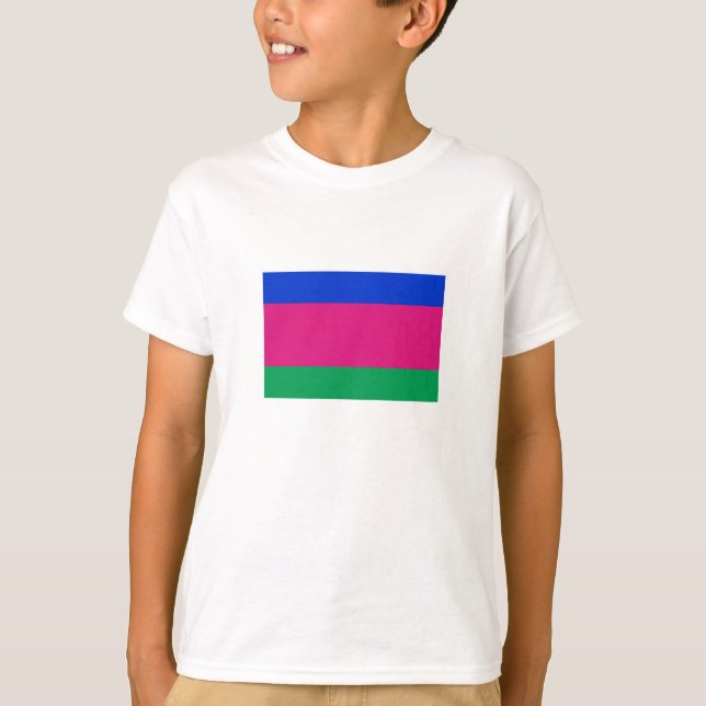 Kuban People's Republic Flagga T Shirt (Framsida)