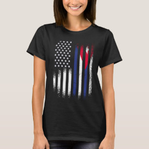 Kubansk amerikansk ispanic Heritage Month Cuba Pat T Shirt