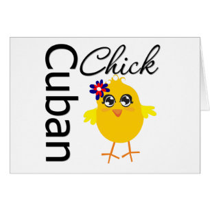 Kubansk Chick Hälsningskort