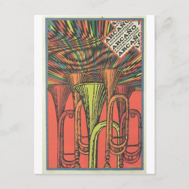 Kubansk film Poster kubansk film Poster efter utsk Vykort (Framsida)