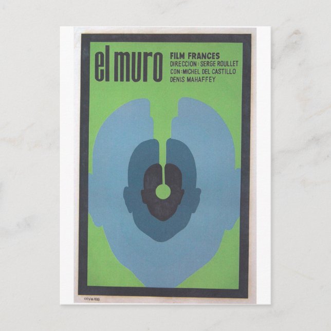 Kubansk film Poster kubansk film Poster efter utsk Vykort (Framsida)