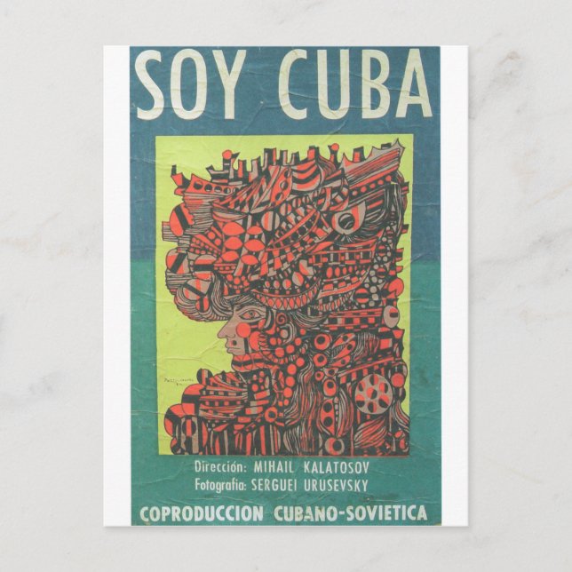 Kubansk film Poster kubansk film Poster efter utsk Vykort (Framsida)