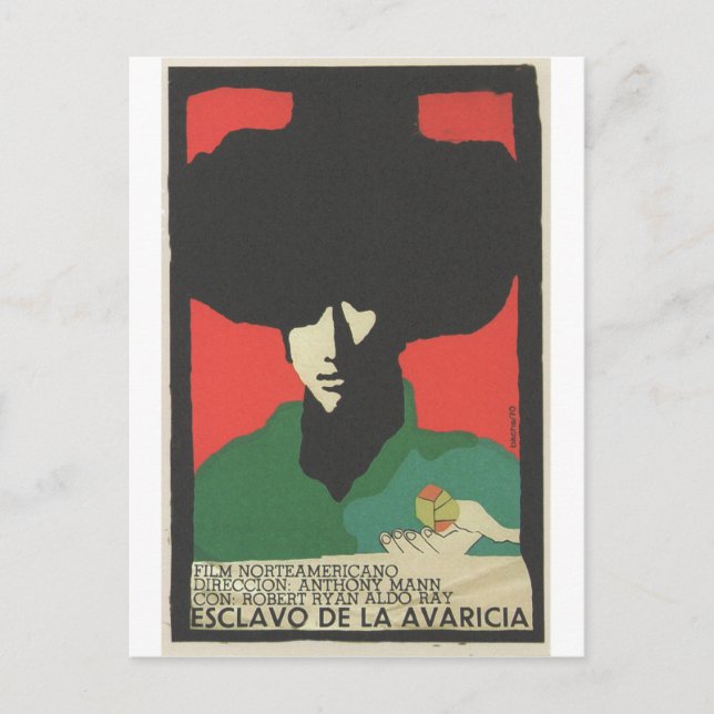 Kubansk film Poster kubansk film Poster efter utsk Vykort (Framsida)