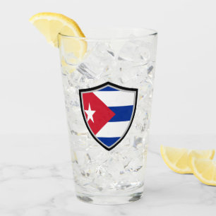 Kubansk flagga glaskopp