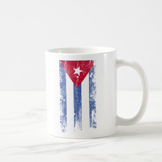 Kubansk flagga kaffemugg (Höger)