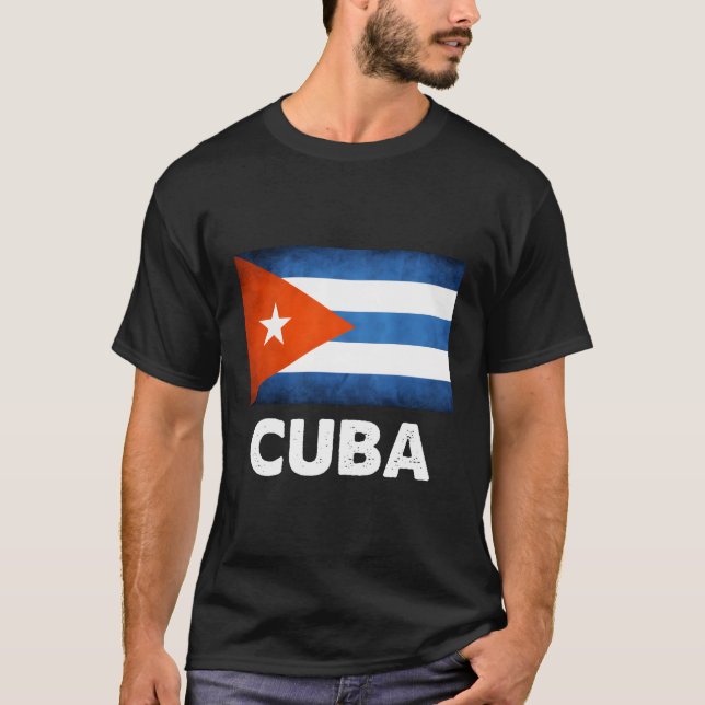 Kubansk Flagga T Shirt (Framsida)