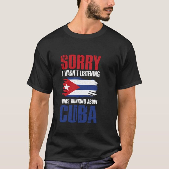Kubansk Flagga T Shirt (Framsida)