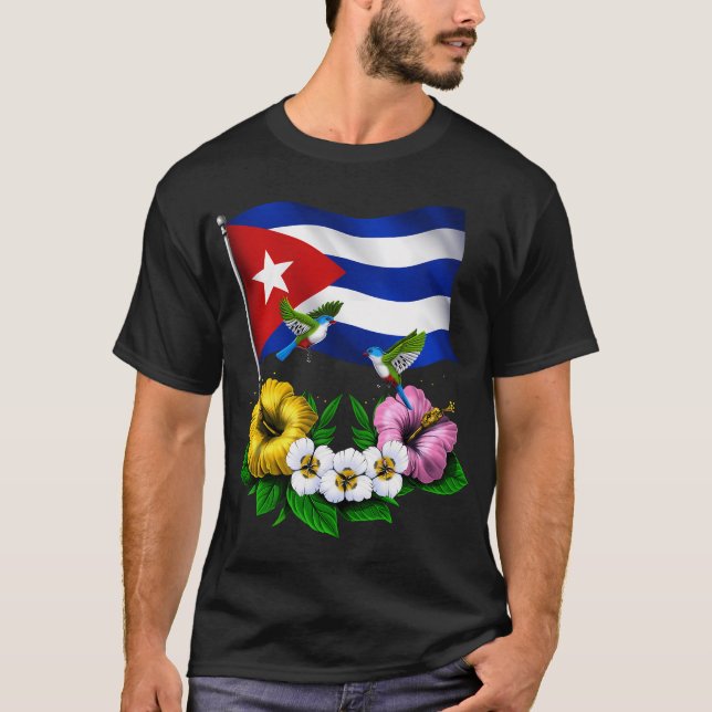Kubansk flagga t shirt (Framsida)