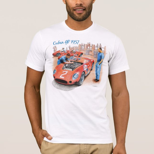 Kubansk grand prix 1957 t-shirt (Framsida)
