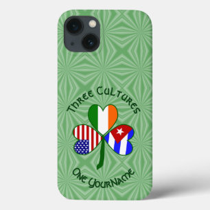Kubansk irländsk USA flagga Shamrock Personlig