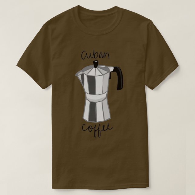 Kubansk kaffeproducent  t shirt (Design framsida)