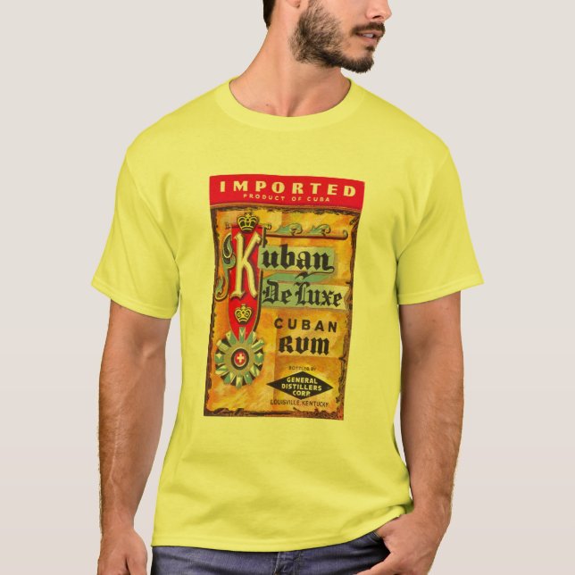 Kubansk nostalgiromskjorta tee shirt (Framsida)