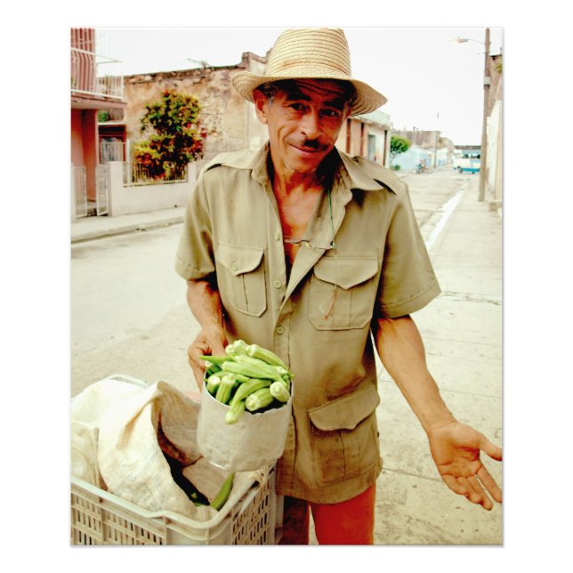 Kubansk Quimbombo Man | Skriv ut Fototryck (Framsidan)