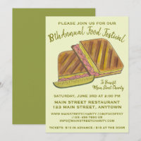 Kubansk sandwich Ham Gris schweizisk ost Livsmedel