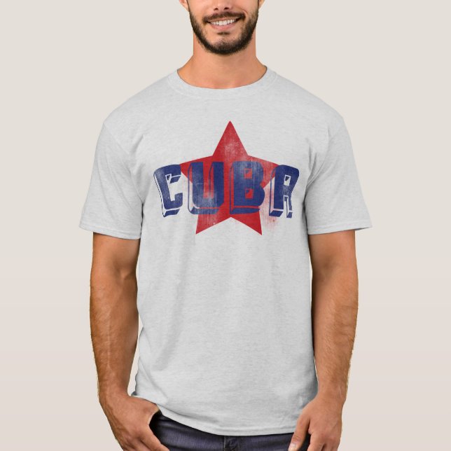 Kubansk stjärna t-shirt (Framsida)