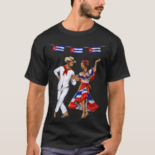 Kubansk traditionell dans t shirt