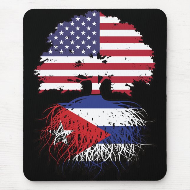 Kubanska amerikanska amerikanska amerikanska Träd  Musmatta (Framsidan)