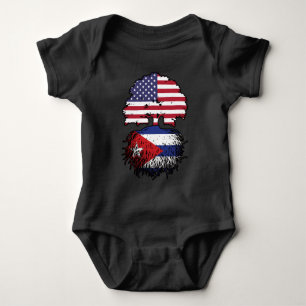 Kubanska amerikanska amerikanska amerikanska Träd T Shirt