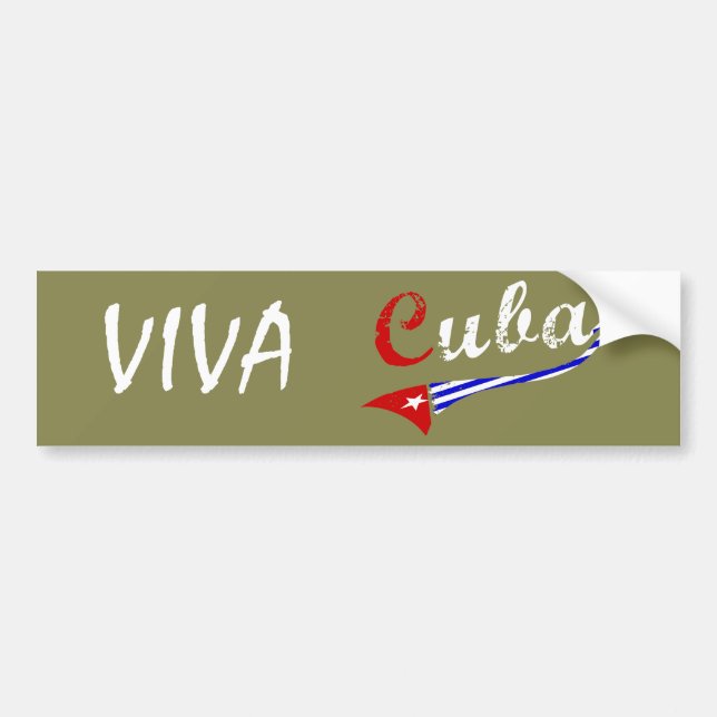 Kubanska Flagga Bildekal (Framsidan)