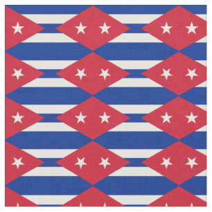Kubanska Flagga & Cuba Trendig Fabric/mode Tyg