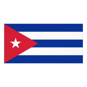 Kubanska Flagga, Havanna, Fidel Castro, Che Guevar Fototryck