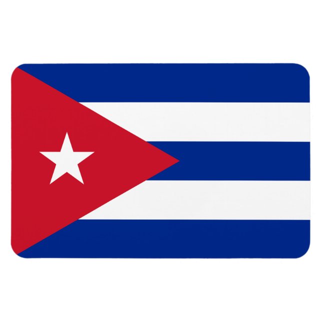 Kubanska Flagga, Havanna, Fidel Castro, Che Guevar Magnet (Horisontell)