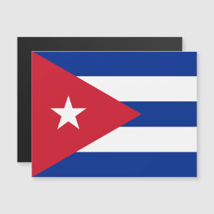 Kubanska Flagga, Havanna, Fidel Castro, Che Guevar Magnetisk Inbjudningskort