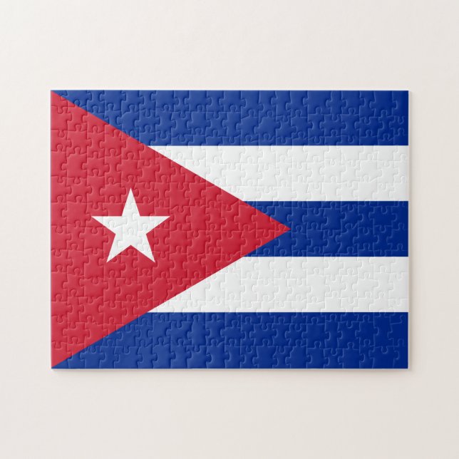 Kubanska Flagga, Havanna, Fidel Castro, Che Guevar Pussel (Horisontell)