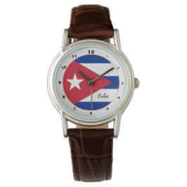 Kubanska Flagga & Kuba trendig mode /design watch Armbandsur