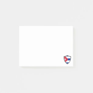 Kubanska flagga post-it block
