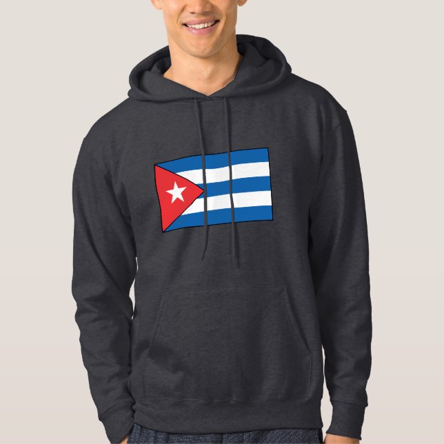 Kubanska flaggaT-tröja och gåvor Hoodie (Framsida)