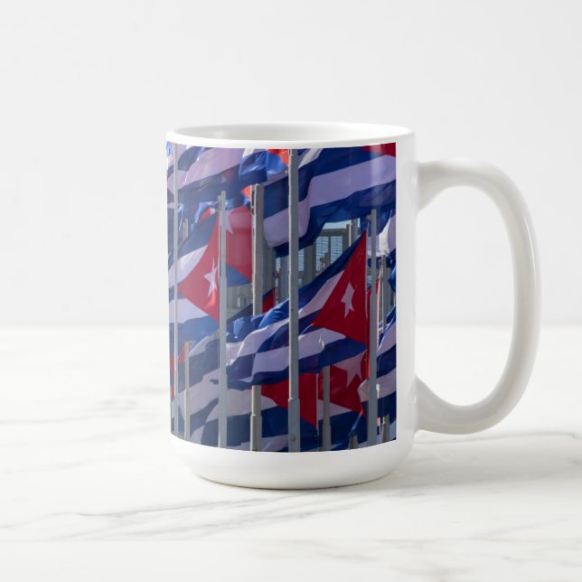 Kubanska flaggor, Havanna, Kuba Kaffemugg (Höger)