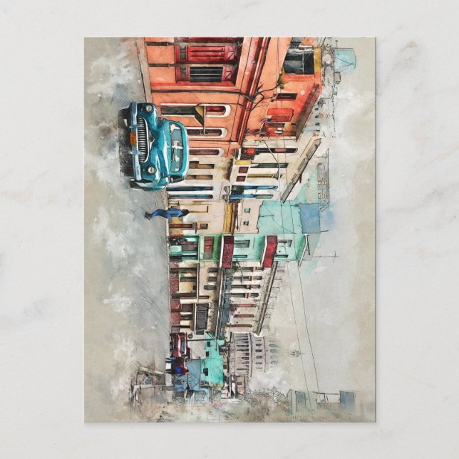 Kubanska kubanska Karibienätet Vykort (Framsida)