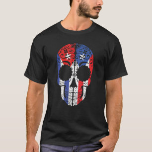 Kubanska Puerto Rican Sugar Skull Kuba Puerto Rico T Shirt