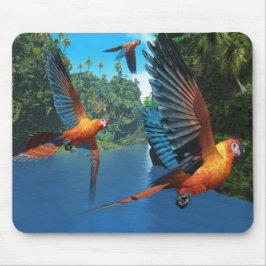 Kubanska röda Macaw 2 Mousepad Musmatta