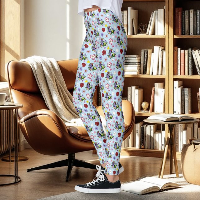 Kubanska sniglar lila svamp leggings (Skapare uppladdad)