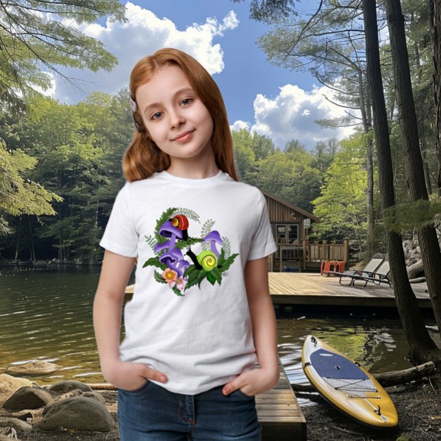 Kubanska sniglar lila svampar t shirt (Skapare uppladdad)