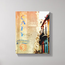 Kubanskt foto av Gamla Havanna | Cafe Expresso | Canvastryck