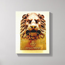 Kubanskt foto av Gamla Havanna | Lejon | Canvastryck