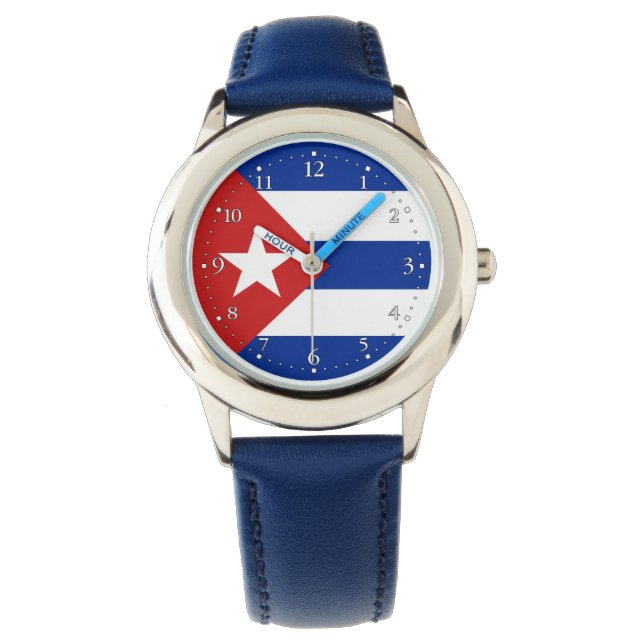 Kubas flagga armbandsur (Framsida)