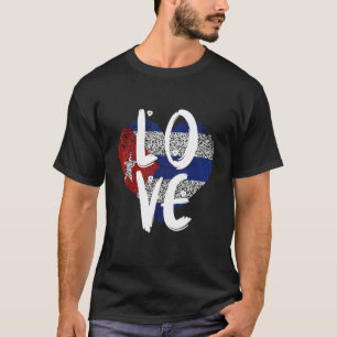 Kubas flagga Kubansk Cubano stolthet T Shirt